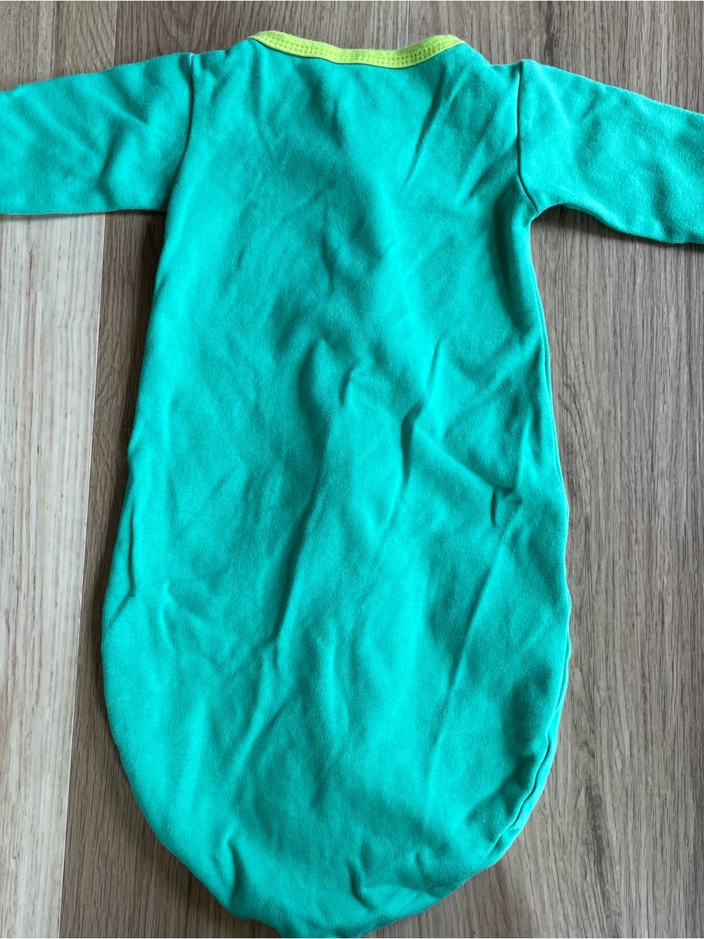 SOZO Baby Cotton Wearable Blanket Sleep Sack 0-6 Months Green Sweet Pea Zip-Up - Picture 6 of 8